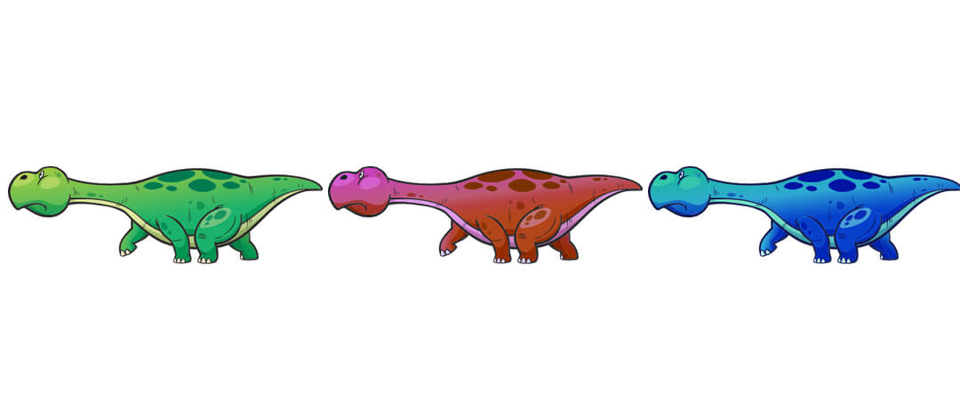 녹색공룡 색칠공부
