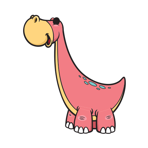 예쁜 그림 도안(공룡) - 색칠공부도안